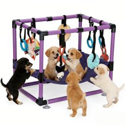 Puppy Play Gym with 8 Hanging Toys
